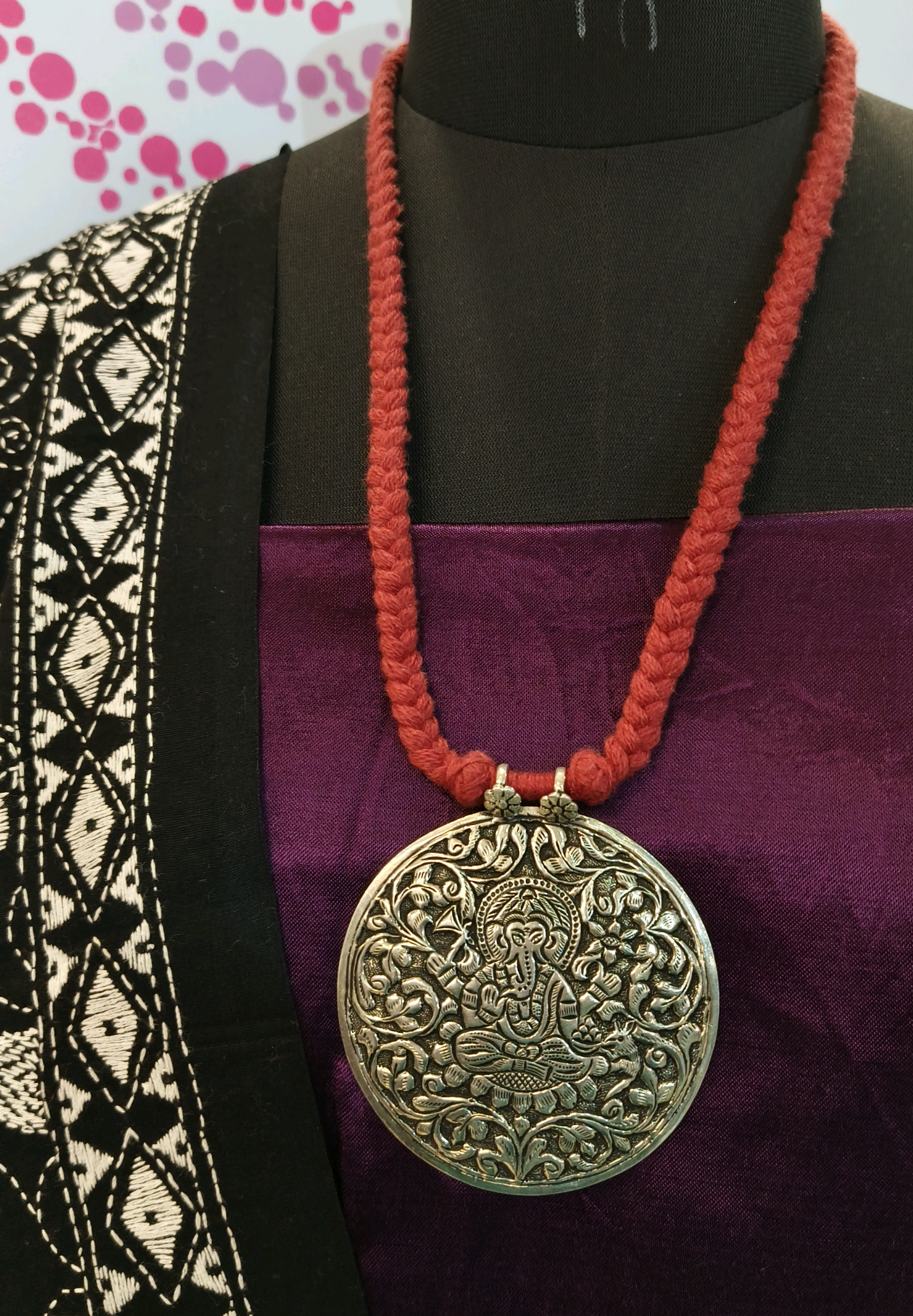 Kaara Ganesha Chital Pendant